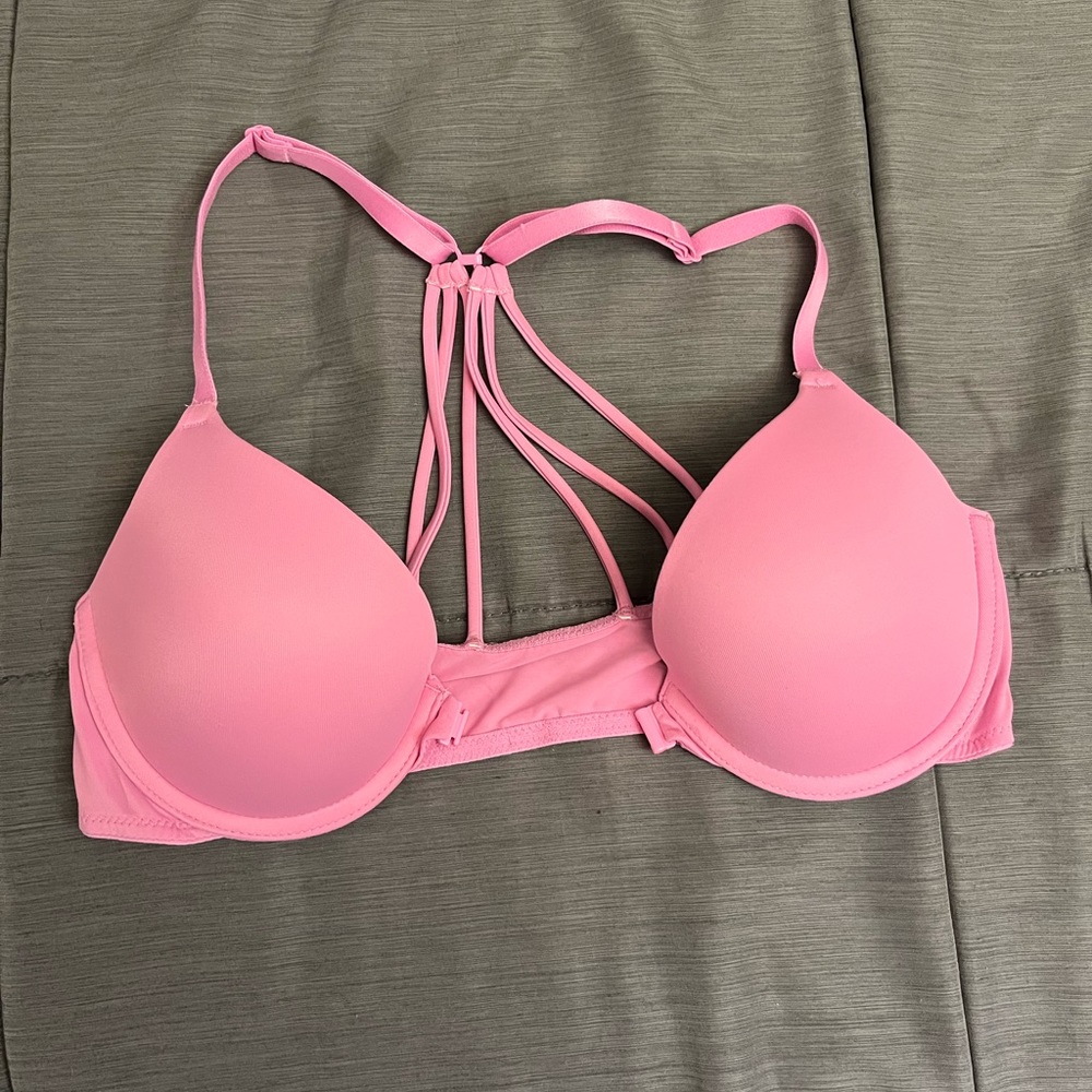 Pink bra
